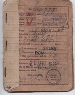 Tickets De Rationnement/Occupation-Libération/LE QUELLEC/ ROMAINVILLE/Seine/1948-1951                     OL109 - Otros & Sin Clasificación