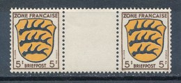 Französische Zone Mi. 4 ZW Ungebraucht Wappen Württemberg - Amtliche Ausgaben
