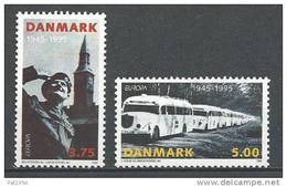Danemark 1995 N°1103/1104  Neufs ** Europa Paix Et Liberté - Neufs