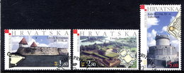 CROATIA 2003 Castles Used. Michel 653-55 - Kroatien