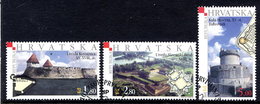 CROATIA 2003 Castles Used. Michel 653-55 - Croacia