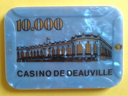 Plaque De 10.000 CASINO DE DEAUVILLE. N° De Série 108 - Casino