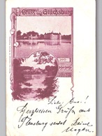 Gruss Aus Glücksburg Druck Von Heesch Flensburg 1900 Gesendet - Gluecksburg