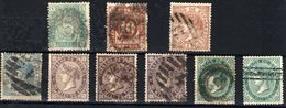 España Nº 93/4, 96, 97/8, 10s, 98, 10s. Año 1867/68 - Used Stamps