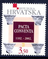 CROATIA 2002 Union Of Croatia And Hungary MNH / **.  Michel 632 - Kroatien