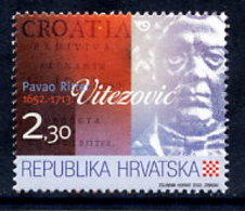 CROATIA 2002 Ritter-Vitezovic MNH / **.  Michel 631 - Kroatien