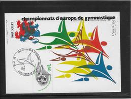 Thème Gymnastique - Jeux Olympiques - Sports - Carte Maximum - Gymnastiek