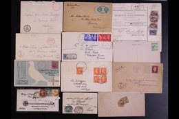 WORLD COVERS AND CARDS RANGE TO 1951 Interesting Accumulation Including 1902 OAS Cover From Kroonstad To England Franked - Andere & Zonder Classificatie