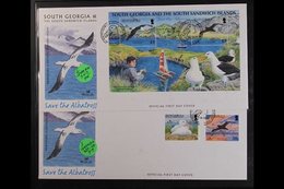 BIRDS FIRST DAY COVERS - MASSIVE 1964-2008 Collection / Accumulation Housed In Five Volumes Plus Quantity In A Box, Appe - Unclassified