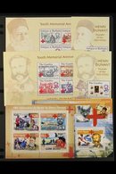 RED CROSS 2010 Henri Dunant Omnibus Issues Superb Never Hinged Mint All Different MINIATURE SHEETS From Bequia, St Vince - Unclassified