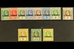 BARBUDA 1922 Overprint Set Complete, SG 1/11, Very Fine Never Hinged Mint. (11 Stamps) For More Images, Please Visit Htt - Other & Unclassified