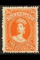 QUEENSLAND 1907-11 2s.6d Reddish Orange Chalon On Thin Paper, SG 309b, Fine Mint. For More Images, Please Visit Http://w - Other & Unclassified