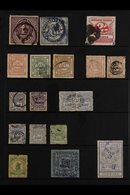 VARIOUS STATES - RAILWAY STAMPS 1887-1929 Used Group With (NSW) Parcels Stamps 1891-1918 1d And 1s, 1929 2s, (QUEENSLAND - Altri & Non Classificati