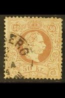 1874-84 50k brown, Fine Printing, perf.12, Mi 41 II D, Small Wrinkle On Corner, Otherwise Fine Used With C.d.s. Postmark - Andere & Zonder Classificatie