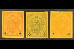 BOSNIA AND HERZEGOVINA 1901-05 Arms Complete Set Of IMPERF PLATE PROOFS Printed On Ungummed Ochre Medium Paper, Michel 2 - Other & Unclassified