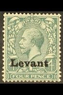 SALONICA FIELD OFFICE 1916 4d Grey Green, "Levant" Overprinted, SG S5, Fine Mint For More Images, Please Visit Http://ww - Britisch-Levant