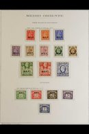 1943-1951 COMPLETE SUPERB NEVER HINGED MINT COLLECTION On Hingeless Pages, All Different, Complete SG M11/TD10, Includes - Italian Eastern Africa