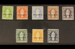 1899 Virgin Set Complete Overprinted "Specimen", SG 43s / 50s, Very Fine Mint. (8 Stamps) For More Images, Please Visit  - Britse Maagdeneilanden