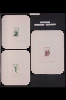 1967 IMPERF - SIGNED SUNKEN DIE PROOFS A Complete Set Of The 1967 Cambodian Royal Ballet Issue, As SG 217/221, Printed I - Kambodscha