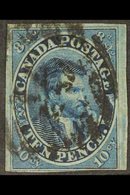 1852 17c Deep Blue On Thin Paper, Cartier, SG 15, Good Used With Large Margins Just Shaved At Foot. Cat £1800 For More I - Autres & Non Classés