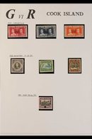 1937-49 FINE MINT COLLECTION Includes 1938 1s, 2s And 3s Set, 1944-46 Complete Set, 1949 Complete Set, Etc. (33 Stamps)  - Islas Cook