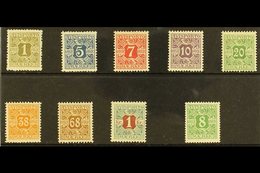 NEWSPAPER 1907-15 MINT SELECTION On A Stock Card With 1907 Set To 1Kr & 1914-15 8 Ore. Useful Range (9 Stamps) For More  - Other & Unclassified