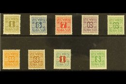 NEWSPAPER 1907-15 MINT SELECTION On A Stock Card With 1907 Set To 1Kr & 1914-15 8 Ore. Useful Range (9 Stamps) For More  - Autres & Non Classés