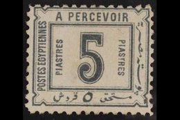 1888 POSTAGE DUE 5pi Grey, SG D70, Type IV, Fine Mint. For More Images, Please Visit Http://www.sandafayre.com/itemdetai - Altri & Non Classificati