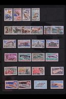 SAINT PIERRE & MIQUELON 1963-1976 ALL DIFFERENT NEVER HINGED MINT COLLECTION Presented On Stock Pages. A Beautiful Posta - Other & Unclassified