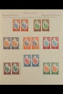 SOMALI COAST 1902-1903 IMPERF PROOFS. An Interesting Collection Of Various Imperf Proofs Presented On Leaves, Includes I - Andere & Zonder Classificatie