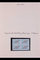 SPORT TOPICAL COLLECTION 1959-1997 Chiefly Never Hinged Mint Stamps (plus A Couple Of FDC's) All Featuring SPORT. Saint- - Other & Unclassified