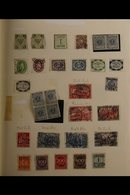 1889-1945 MOSTLY USED COLLECTION With Covers In An Album, Starts With A Few Earlier Issues But The Strength Is From Mid- - Other & Unclassified