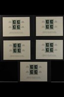 1936 Culture Fund Miniature Sheets (Michel Block 9, SG MS637), Never Hinged Mint Five Examples, Very Fresh, Cat £1,750.  - Otros & Sin Clasificación