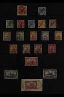 MARSHALL ISLANDS 1899-1919 USED COLLECTION Presented On A Stock Page That Includes 1899 "Marschall Inseln" Overprinted 1 - Other & Unclassified