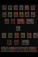 POST OFFICES IN MOROCCO 1899-1919FINE USED COLLECTION Presented On Stock Pages, ALL DIFFERENT & Includes 1899 Empire "Ma - Other & Unclassified