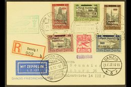 1932 GRAF ZEPPELIN DANZIG FLIGHT (LUPOSTA) (29 July) Special Registered Picture Postcard Addressed To Germany, Bearing 1 - Other & Unclassified