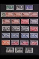 1937-51 EXTENSIVE MINT COLLECTION A Delightful COMPLETE "BASIC" COLLECTION (SG 118/143) With Most Additional Listed Perf - Gibilterra