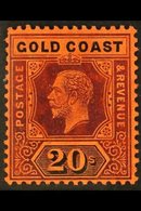 1913-21 £1 Purple & Black/red, SG 84, Very Fine Mint For More Images, Please Visit Http://www.sandafayre.com/itemdetails - Gold Coast (...-1957)