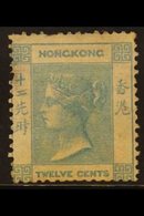 1862-3 12c Pale Greenish Blue, No Watermark, SG 3, Unused, Faults Incl. Thin And Blunt Perfs, cat.£650. For More Images, - Andere & Zonder Classificatie