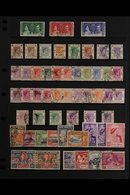 1937-52 USED KGVI COLLECTION Presented On A Stock Page That Includes The Coronation Set, 1938-52 Set Of All Values To 3  - Other & Unclassified