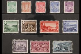 CAMPIONE LOCAL 1944 Arms Perf 11 And Pictorials Complete Sets (Sassone 1/5 & 6/12, SG 1B/5B & 6/12), Never Hinged Mint,  - Non Classés