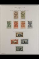 CYRENAICA 1924-1934 ATTRACTIVE ALL DIFFERENT USED COLLECTION On Hingeless Printed Leaves. With 1924 Manzoni Set To 30c,  - Other & Unclassified