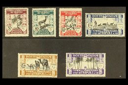 LIBYA 1929 Third Tripoli Fair Complete Set, SG 63/68 (Sassone Libya 81/86), Fine Mint, 5L Expertized A. Diena, Fresh. (6 - Andere & Zonder Classificatie