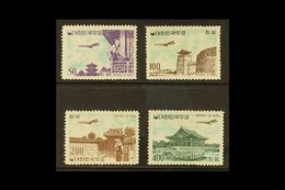 1961 Airmail Set, SG 417/20, Natural Line In Gum On 400h, Otherwise Never Hinged Mint (4 Stamps). For More Images, Pleas - Corée Du Sud