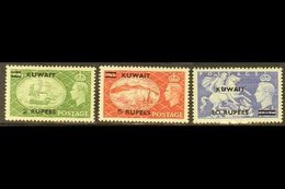 1951 2r On 2s.6d To 10r On 10s, SG 90/92, Never Hinged Mint. (3 Stamps) For More Images, Please Visit Http://www.sandafa - Koeweit
