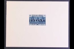 1936 FRANCO-LEBANESE TREATY Complete Set Of IMPERF PROOFS For The Unissued 1936 Franco-Lebanese Treaty Postage Set, Maur - Liban