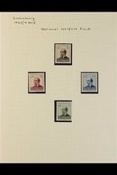 1947-1957 NATIONAL WELFARE FUND SETS A Superb Never Hinged Mint Complete Run Of The Annual Sets For The Period. Lovely!  - Andere & Zonder Classificatie