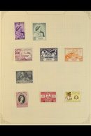 JOHORE 1935 - 1960 Complete Mint Collection, SG 129 - 165, Lovely Fresh Lot. (45 Stamps) For More Images, Please Visit H - Other & Unclassified