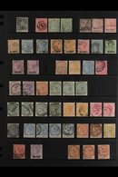 1852-1936. OLD TIME COLLECTION WITH POSTMARK INTEREST. An Interesting Used Collection. Often Duplicated With Many Numera - Mauritius (...-1967)