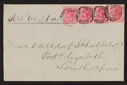 1893-94 COVERS TO PORT ELIZABETH, SOUTH AFRICA An Attractive Group At Various QV Franked Rates, With Named Ships Vesta,  - Mauritius (...-1967)